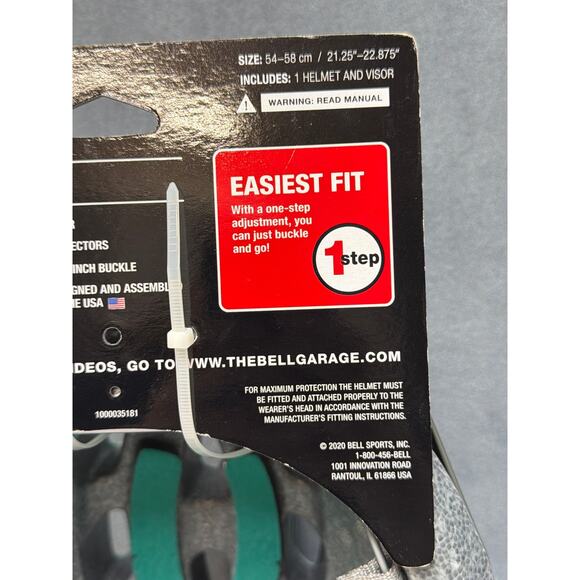 BELL Bicycle Helmet THALIA Adult Ages 14 And Up Adjustable Teal Green New - Picture 4 of 7